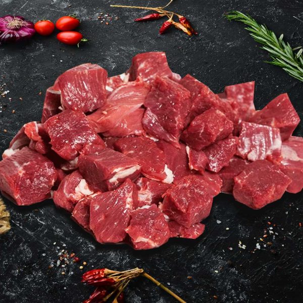 Halal Spring Lamb shoulder diced