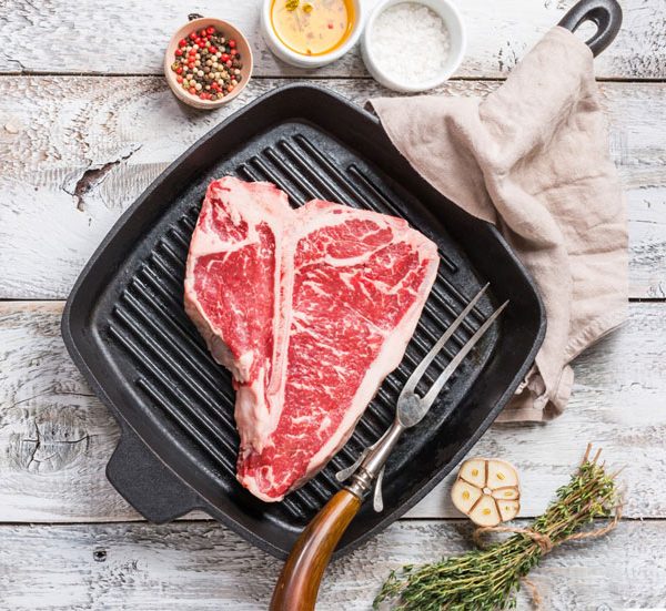 Halal Angus Beef T-Bone Steak